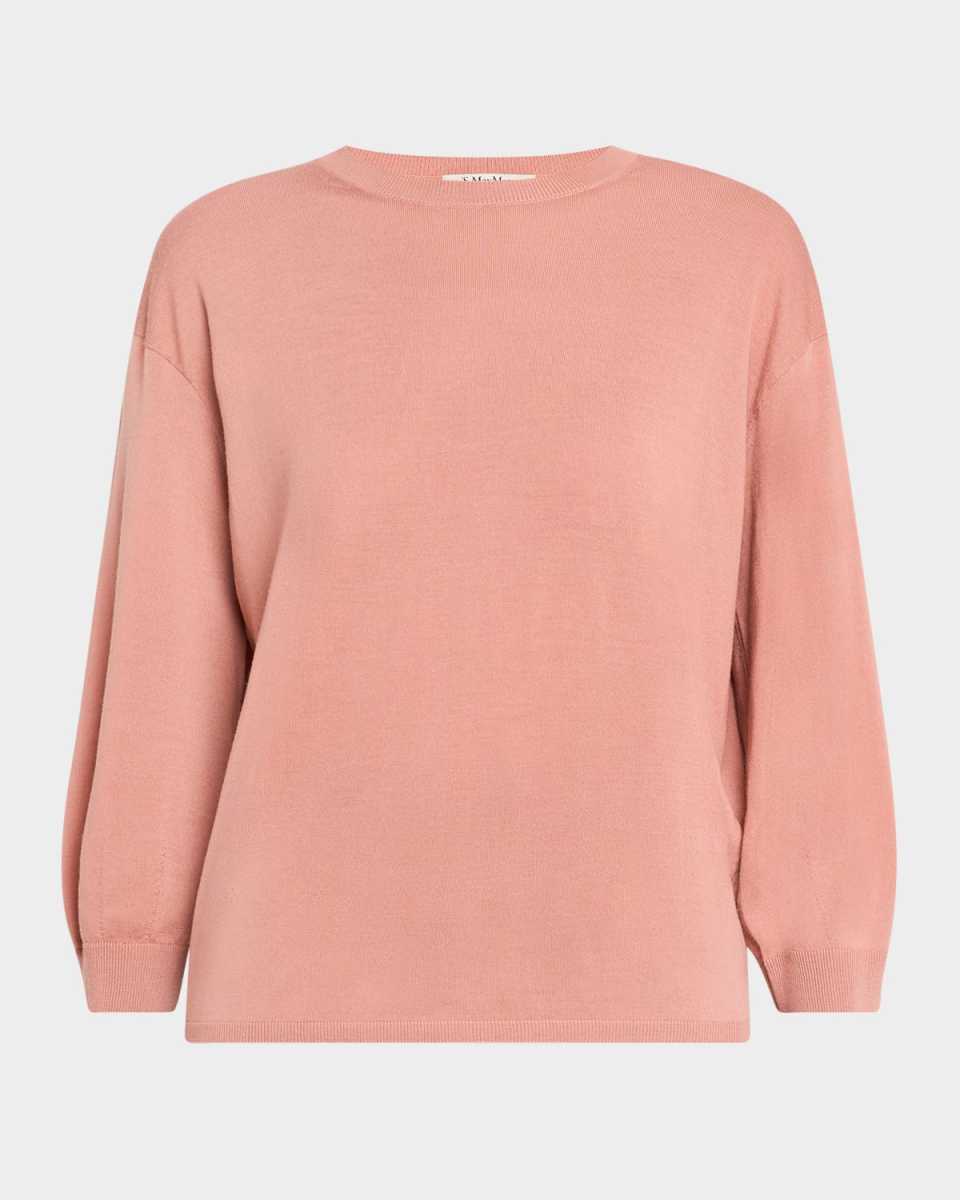 Amici Blouson 3/4-Sleeve Wool Sweater